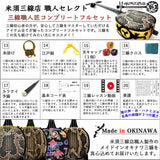 真壁型黒塗り 人工皮張り三線 - 米須三線店