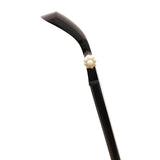 KS-193 与那城型 黒木 上等本張り 本牛革大島紬 黒木八角（沖縄県産）