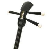 KS-193 与那城型 黒木 上等本張り 本牛革大島紬 黒木八角（沖縄県産）