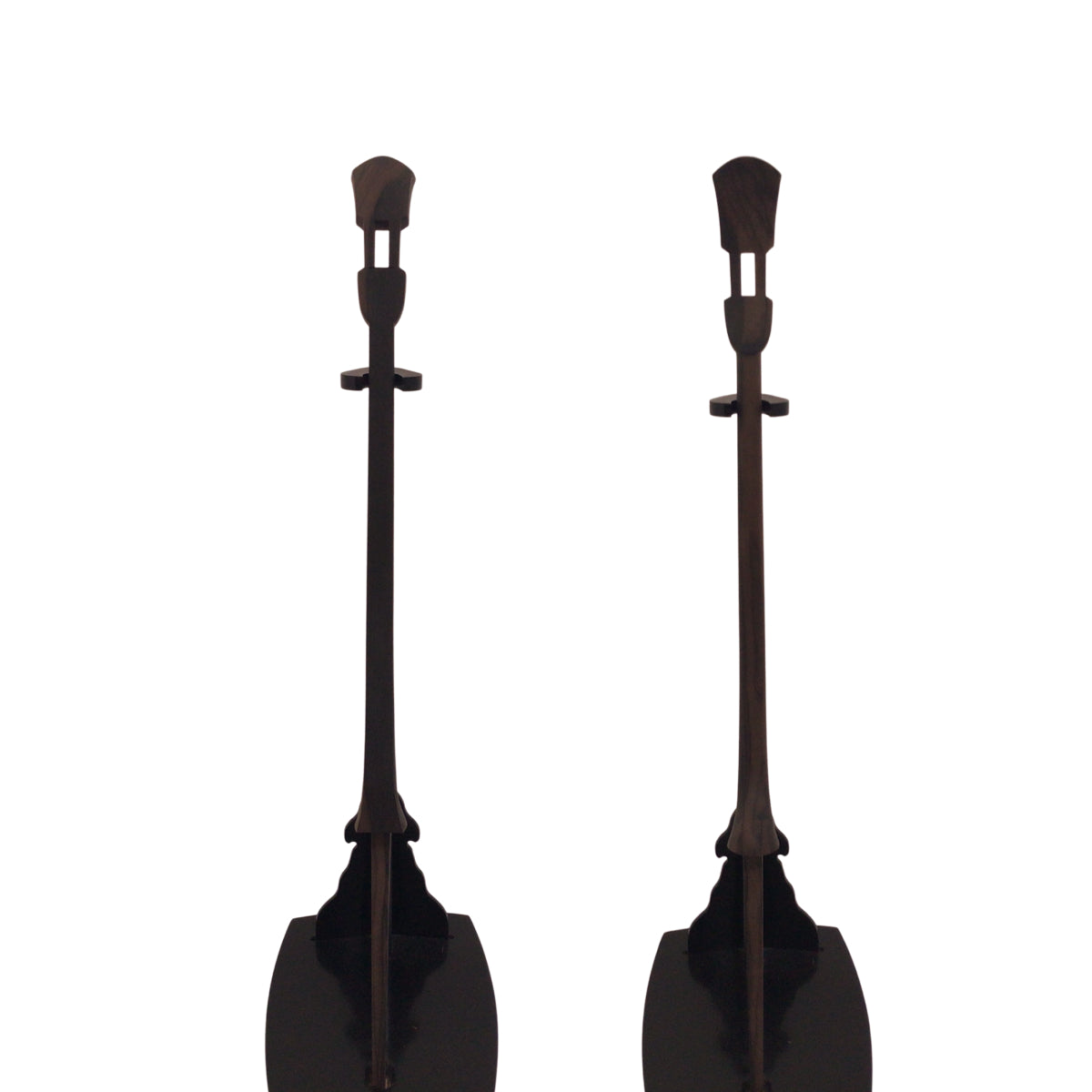 ガマゴン黒檀竿　三線 逸品三線】シラタ入り縞黒檀「真壁型」強化張り三線｜三線専門店