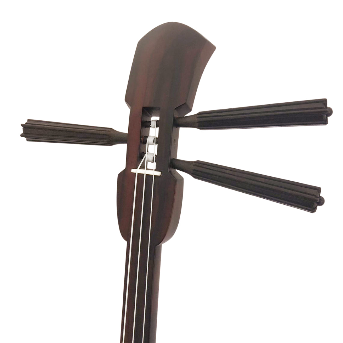 KS-200 与那城型 黒檀(カマゴン) 上等本張り KSレザーカービング 黒木