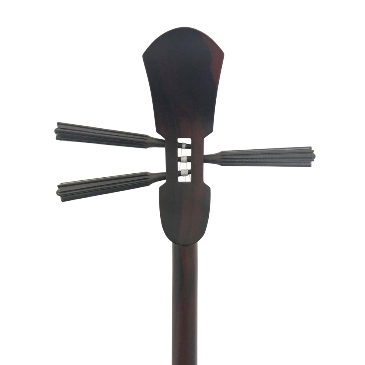 KS-200 与那城型 黒檀(カマゴン) 上等本張り KSレザーカービング 黒木