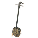 KS-208 真壁型 青黒檀  上等本張り 本牛革御紋 黒木スイムサンド（沖縄県産）