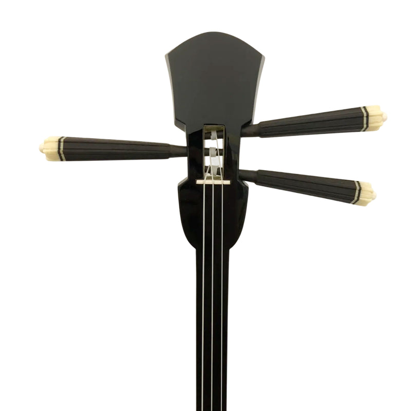 KS-208 真壁型 青黒檀  上等本張り 本牛革御紋 黒木スイムサンド（沖縄県産）