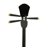 KS-208 真壁型 青黒檀  上等本張り 本牛革御紋 黒木スイムサンド（沖縄県産）