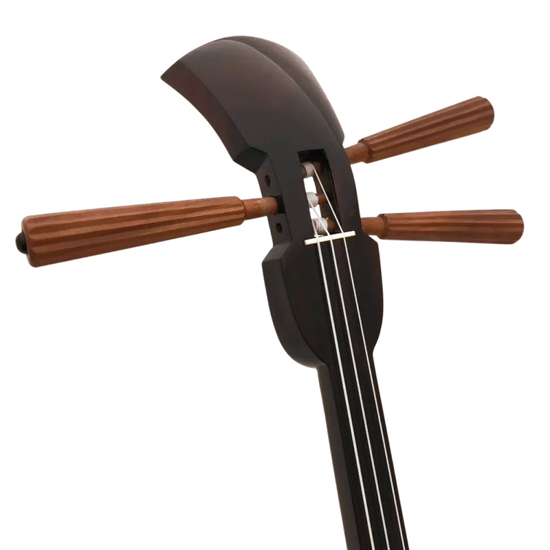 KS-210 真壁型 黒檀 (カマゴン) 上等本張り 本牛革御紋 ゆし木 実入り（沖縄県産）