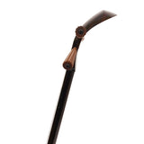 KS-210 真壁型 黒檀 (カマゴン) 上等本張り 本牛革御紋 ゆし木 実入り（沖縄県産）