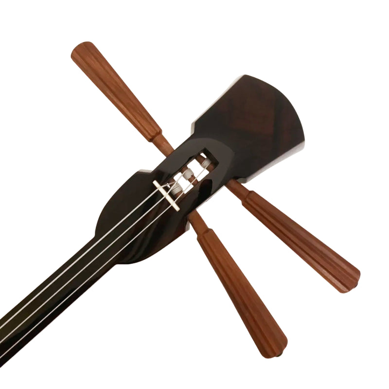 KS-210 真壁型 黒檀 (カマゴン) 上等本張り 本牛革御紋 ゆし木 実入り（沖縄県産）