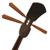 KS-210 真壁型 黒檀 (カマゴン) 上等本張り 本牛革御紋 ゆし木 実入り（沖縄県産）