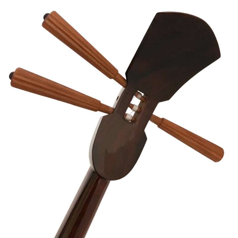 KS-210 真壁型 黒檀 (カマゴン) 上等本張り 本牛革御紋 ゆし木 実入り（沖縄県産）