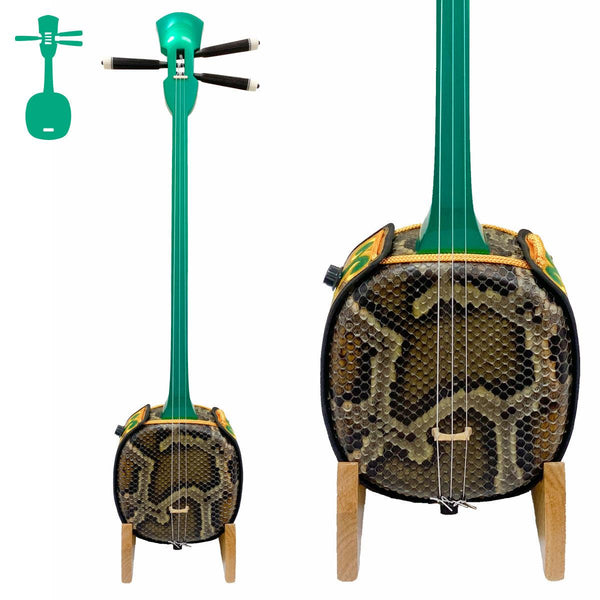 沖縄三線 棹 ユシ木 本蛇皮、本張り (一枚張り) 本張り - 弦楽器